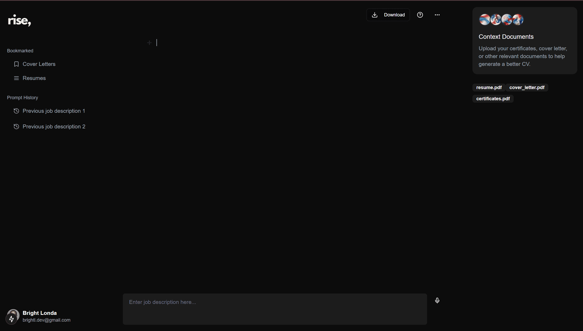 Rise; AI (in development)